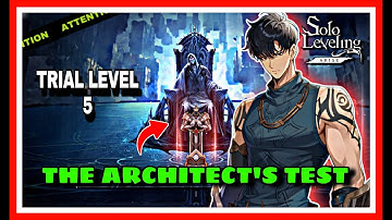 HOW TO CLEAR THE ARCHITECT