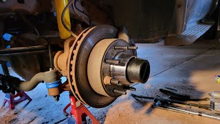 2000 Ford Excursion (4x4) Front End Rebuild, Episode V: Wheel End