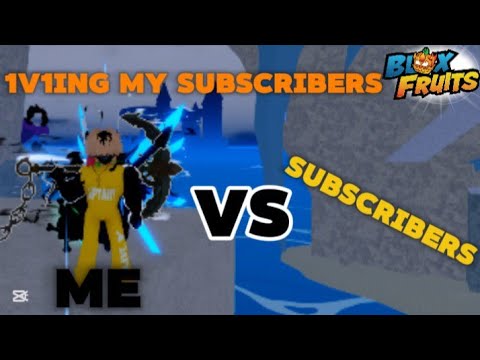 1v1ing My Subscribers With OVERPOWERED Builds In PVP (Bloxfruits)