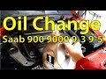 How to: Saab 900 9000 9-3 9-5 Oil Change - Trionic Seven