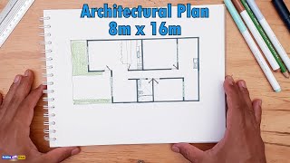 How to draw a house plan step by step How to draw a house plan step by step