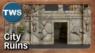 Tutorial: How to paint City Ruins by Archon Studio (review Rampart terrain, urban, Tabletop, TWS) screenshot 4