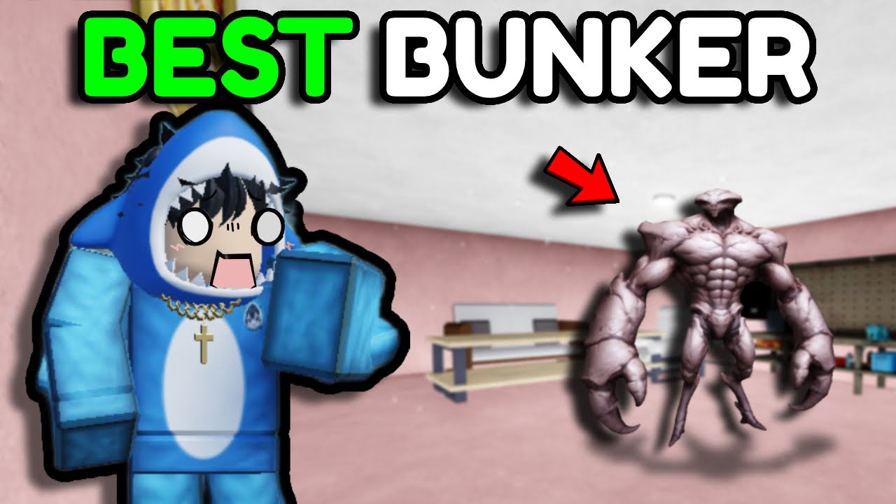 I Built The BEST BUNKER in Roblox Dangerous Night...