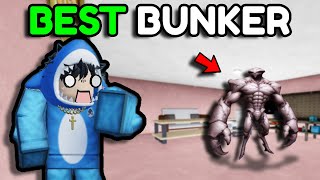 I Built The BEST BUNKER in Roblox Dangerous Night...