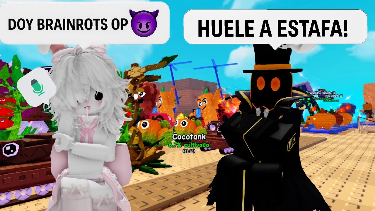 Chica Me Ofrece Darme Brainrots Op Por Mi Cuenta  - Plantas Vs Brainrots