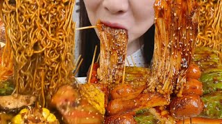 MUKBANG ASMR EP.854 |Roasted Chicken Eating, Spicy Food Challenges, Eating so fast can you do that?