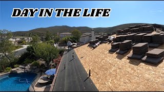Day in the life of a Roofer!!  Roofing in 2022!