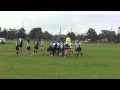 小学5年生ラグビー　外慈ルースボール奪う！！Gaiji won loose ball at U10 rugby in Geelong.