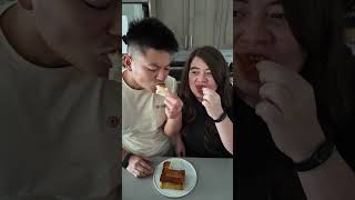 Honey Butter Toast from Hmart #ytshorts #food #foodie #snacks #asianfood #youtubeshorts