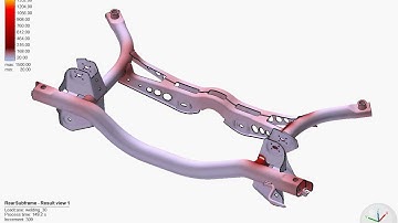 Subframe rear - Arc welding temperature