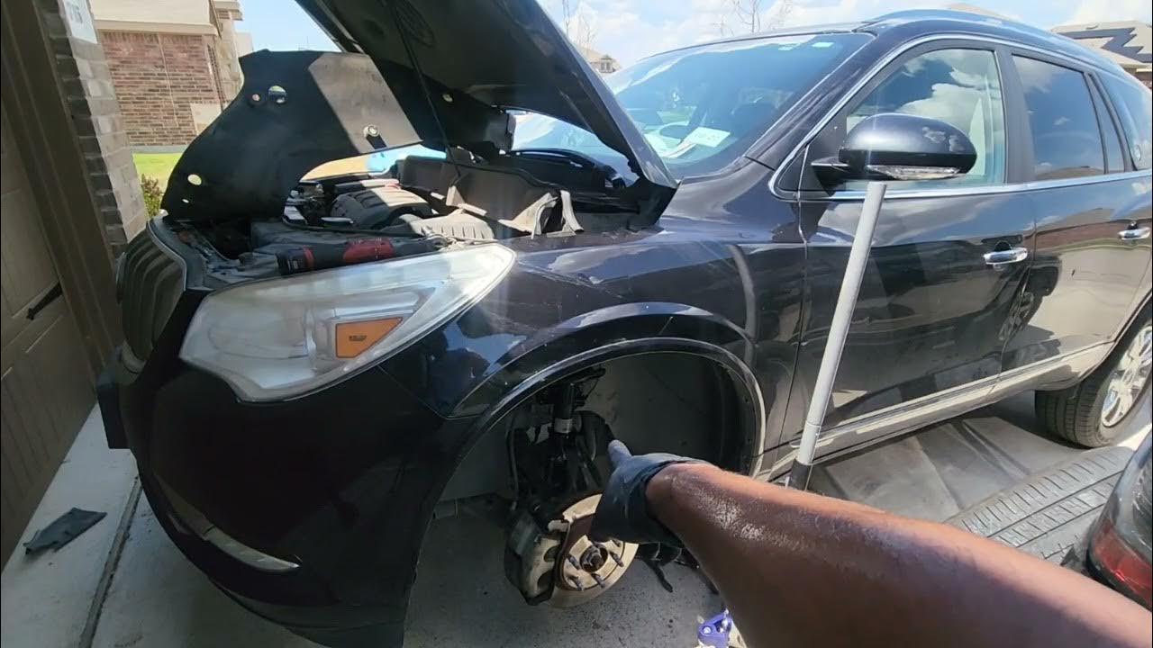 Buick Enclave Front Shock Replacement - YouTube