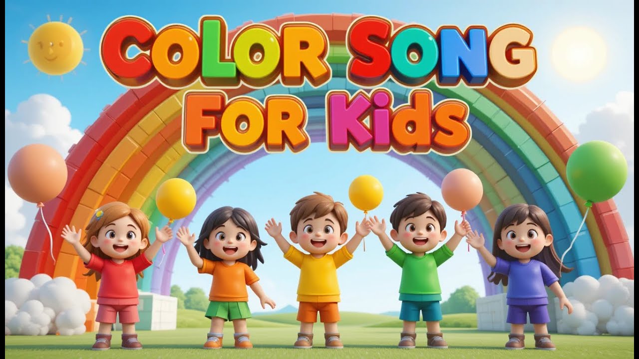 Color Song for Kids | Learn Colors with Fun 3D Pixel Animation - YouTube