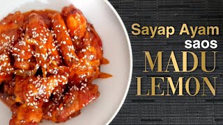Ayam Goreng Madu Pedas Manis - Sweet Spicy Honey Fried Chicken. 