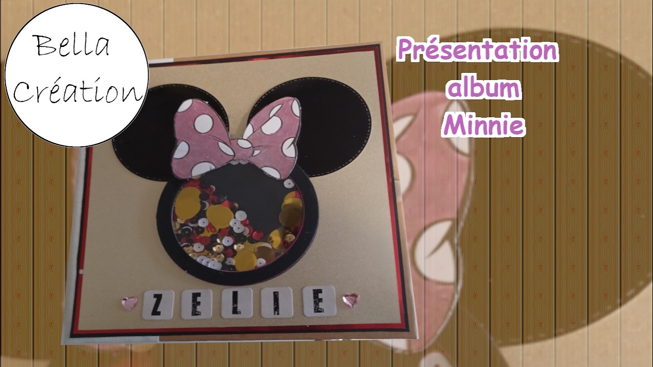 presentation mini album Minnie bella creation