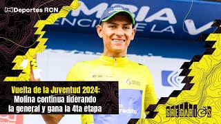 Vuelta de la Juventud 2024: Molina triunfa en la cuarta etapa y afianza su liderazgo