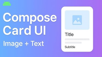 CardView Alternative in Jetpack Compose | Image and Text Example