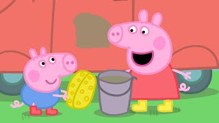 Peppa Pig in Hindi - Kaar Kee Safaee - हिंदी Kahaniya - Hindi Cartoons for Kids