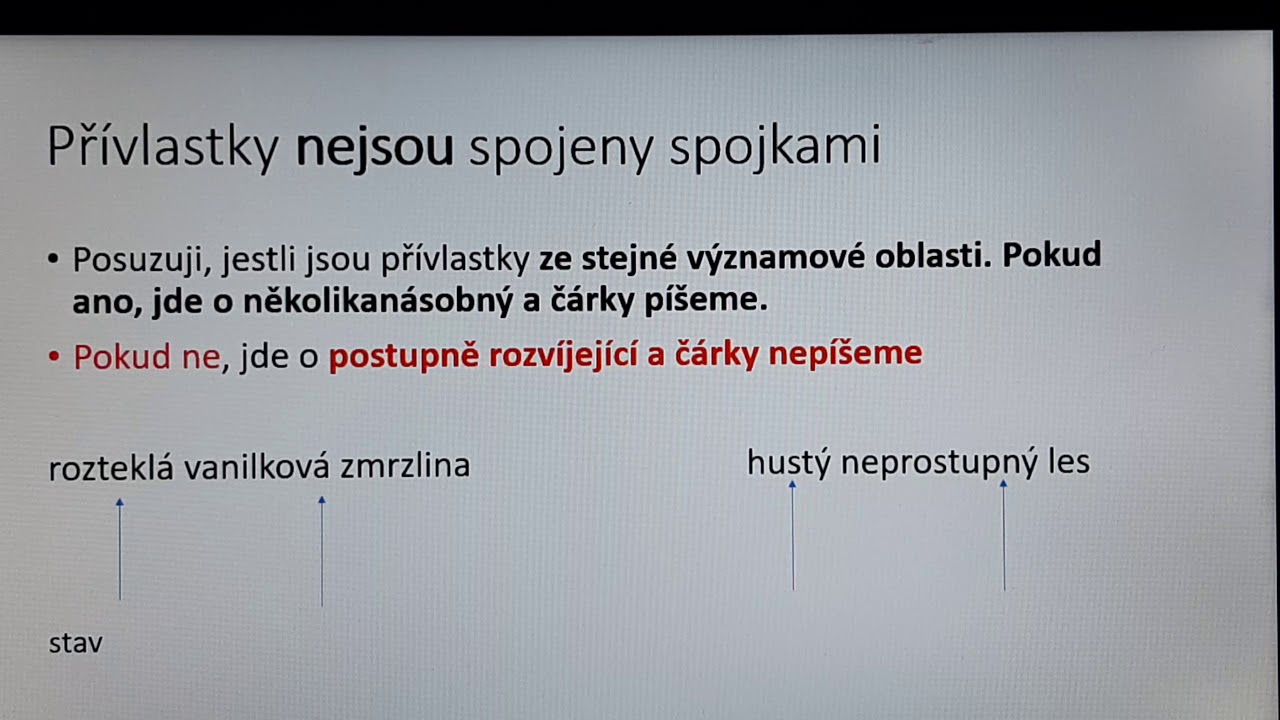 Jak poznat přívlastek ve větě?