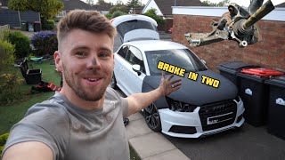 I BOUGHT A £3400 CRASH DAMAGED AUDI S1 QUATTRO SMASHED IN TWO 😭