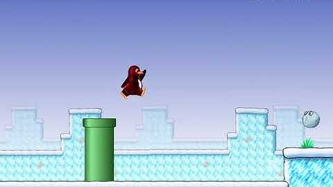 SuperTux 0.1.3 The Frosted Fields reverse