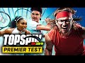 Jai test top spin 2k25  gameplay indit  premier test  le retour du roi des jeux de tennis 