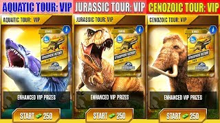 AQUATIC, JURASSIC, CENOZOIC TOUR: VIP | JURASSIC WORLD THE GAME