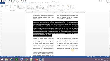 MS Word Class 11