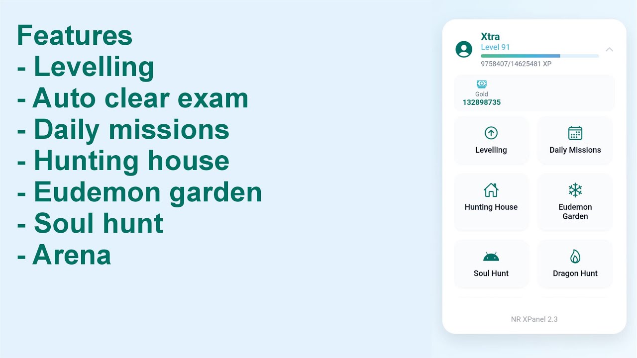 NR XPanel 2.2 | Panel Ninja Rift 1.50