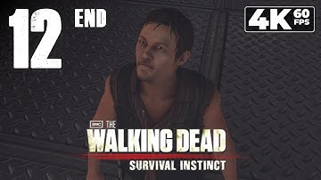 The Walking Dead: Survival Instinct (PC) - 4K60 Walkthrough Mission 12 - Firesign Stadium (Ending)
