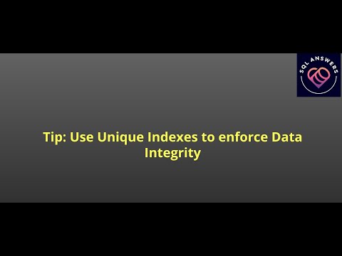 Use Unique Indexes to enforce data integrity!