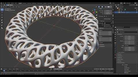 Blender Wireframe Torus