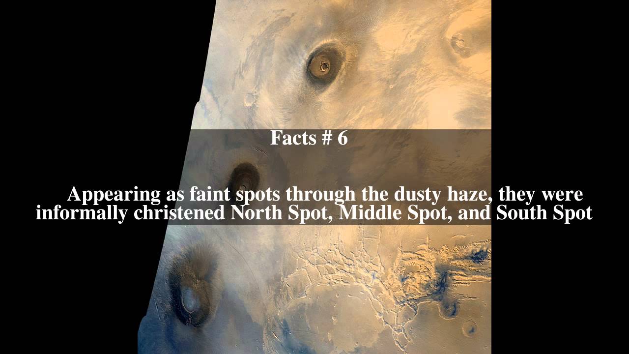 Tharsis Montes Top # 9 Facts