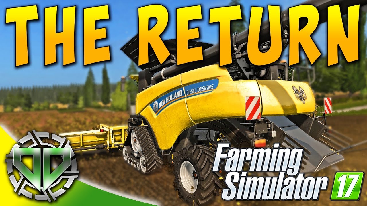 Snettertons Farm: The Return of the DieselDesigns Harvester! : Farming Simulator 17 (PC)