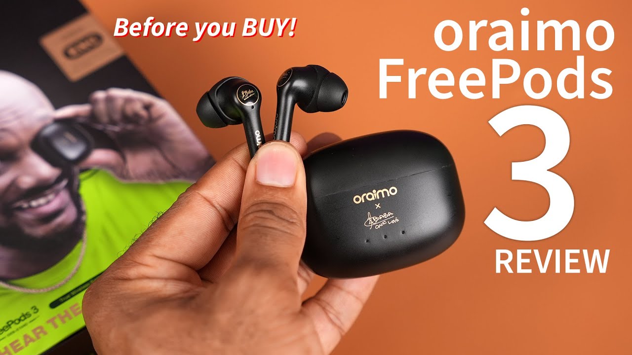 oraimo FreePods 3 TWS True Wireless Stereo Earbuds-white