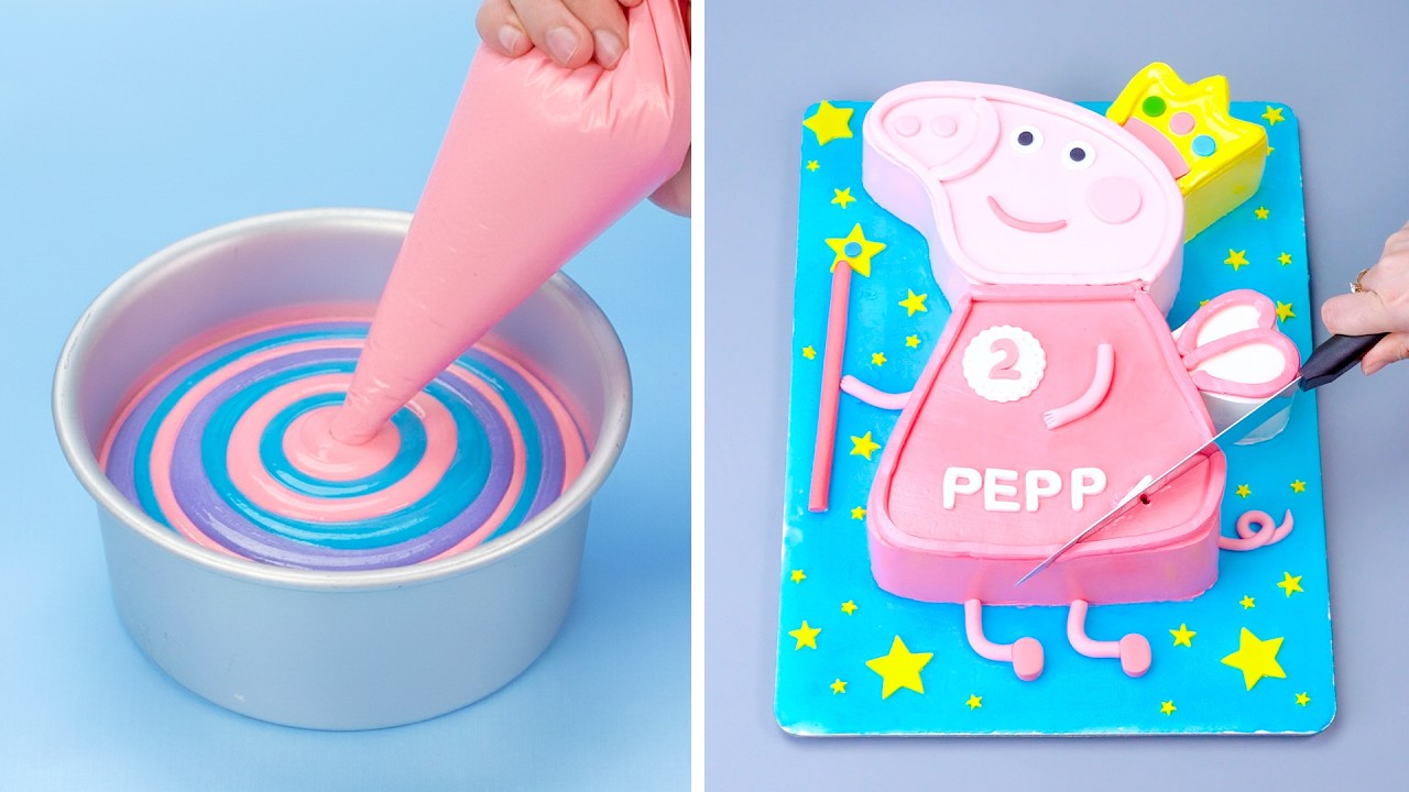 100+ Ide Dekorasi Kue Paling Menakjubkan | Tutorial Kue | The Ultimate Peppa Pig Cake