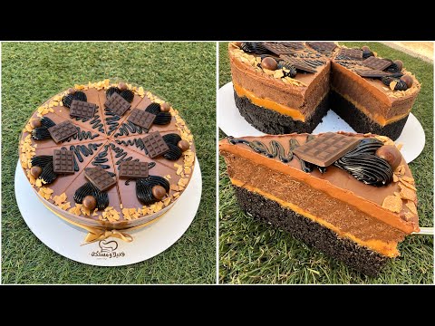 تورته ديسباسيتو شوكولاته للمبتدئين وسعر البيع للقطعه ٧٥ جنيه حلويات الكافيهات ولا اروع ديسباسيتو