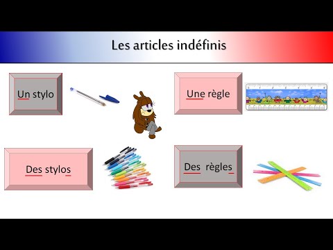 Les articles indéfinis