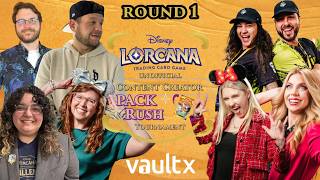 Disney Lorcana Wilds Unknown Pack Rush Tournament Begins! | Round 1