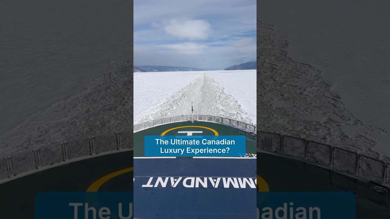 Canada’s Most Luxurious Expedition Cruise? | Le Commandant Charcot in the Saguenay Fjord