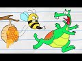Dragão foge das abelhas! | (NOVO) Menino &amp; Dragão (S03EP13) | Desenhos animados para crianças