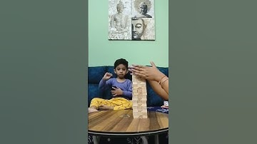 Devansh playing Jenga | Jenga game | how to play Jenga #jenga #reels #shorts #youtubeshorts #funny