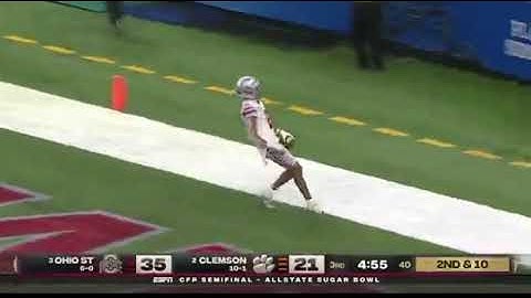 Justin Fields Connects to Chris Olave from 61 yards away!!!