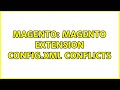 Magento magento extension configxml conflicts 2 solutions