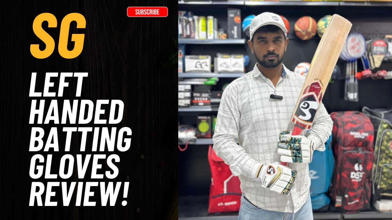 SG Left Handed Batting Gloves Review | Ai Sports Delhi | +918287417792 