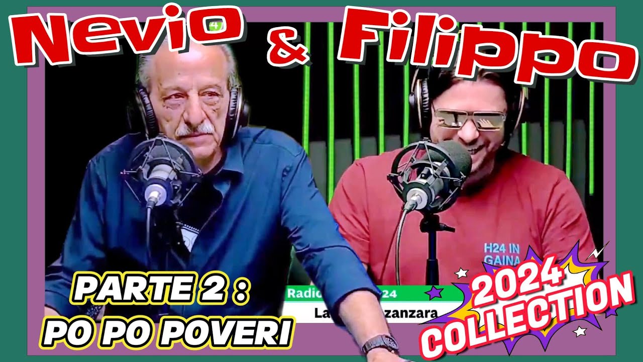 Filippo e Nevio alla Zanzara 2024 - Parte 2: Po po poveri