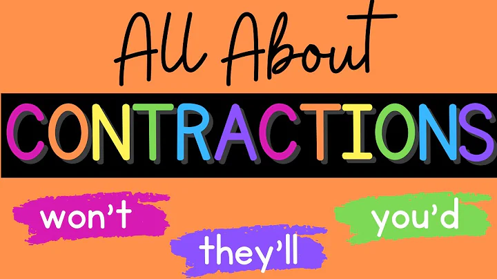 All About Contractions {Grammar}