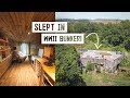 We Stayed in a WWII BUNKER! Completely Off Grid Tiny House Conversion - Full Tour & History (France)