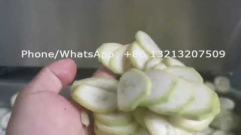 Banana slicing cutting machine