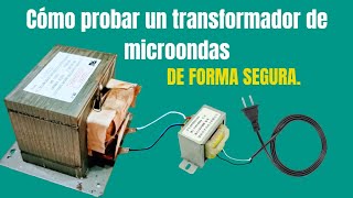 Cómo probar el transformador de microondas 'de un modo seguro' y con resultados certeros.