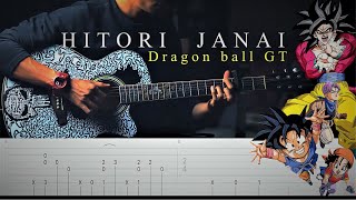 Dragon Ball GT Theme Song - hitori janai - [ fingerstyle guitar tutorial tabs]